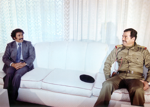 بغداد: يلتقي رئيس جمهورية العراق صدام حسين 15-03-1981