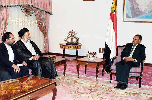 فخامة الرئيس يستقبل رئيس جمعية الصداقة البرلمانية الايرانية اليمنية