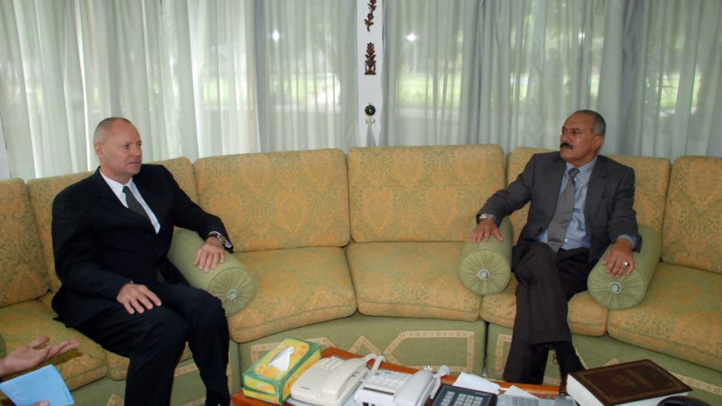 فخامة الرئيس يستقبل سفير جمهورية ألمانيا الاتحادية بصنعاء مايكل كلور بيرشتولد، 21-09-2010