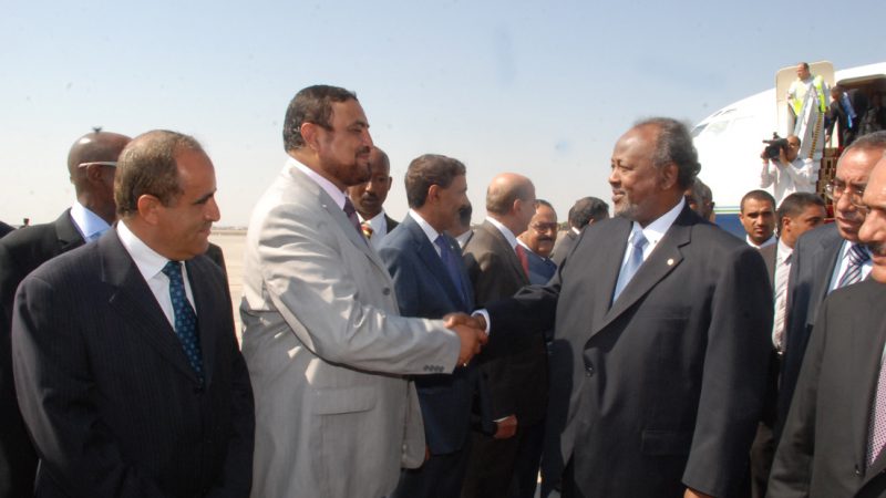 عدن: زيارة الرئيس الجيبوتي، اسماعيل عمر جيله، 21-11-2010