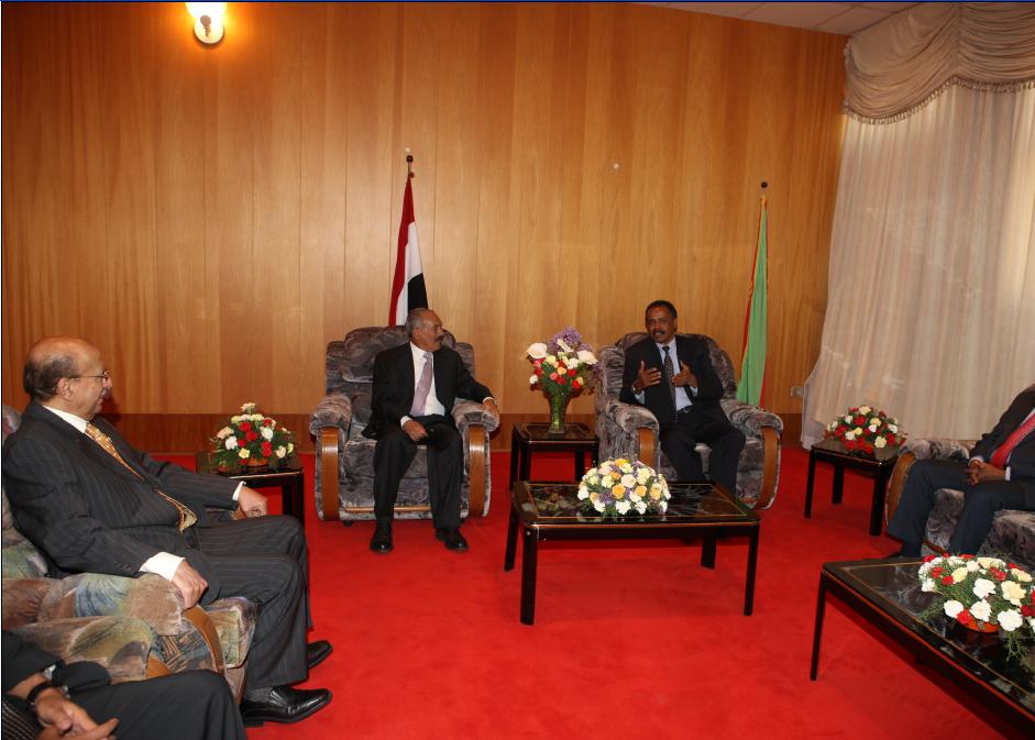 قمة يمنية اريترية برئاسة فخامة الرئيس ونظيره الإريتري