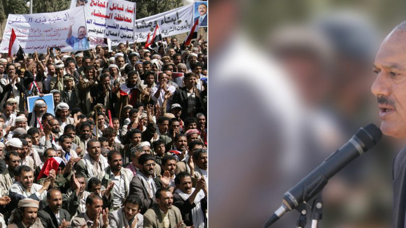 فخامة الرئيس يلتقي مشائخ واعيان محافظة البيضاء