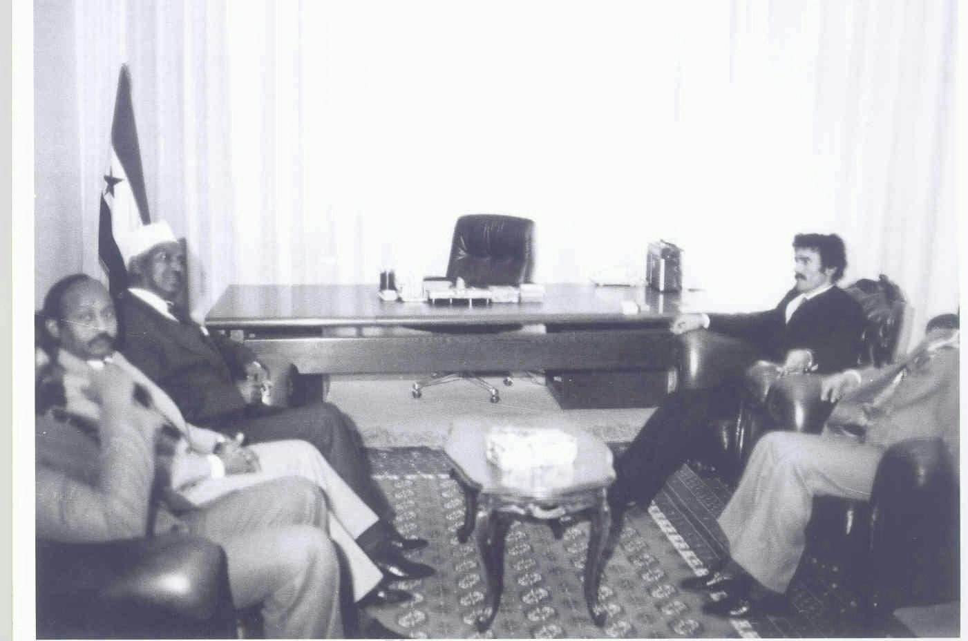 زيارة حسن جوليد رئيس جمهورية جيبوتي 20-12-1979م