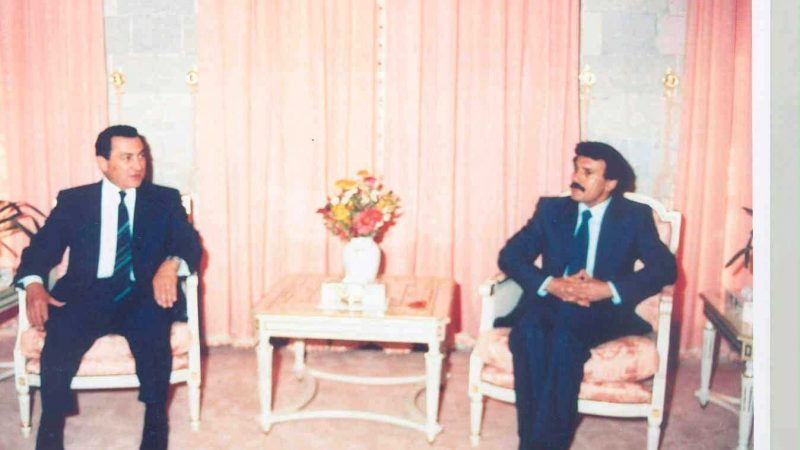 زيارة محمد حسني مبارك رئيس جمهورية مصر العربية 22-05-1988م