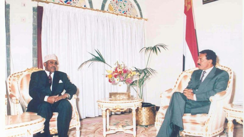 زيارة برخت جرد حمدو رئيس وزراء جيبوتي 27-01-1992م