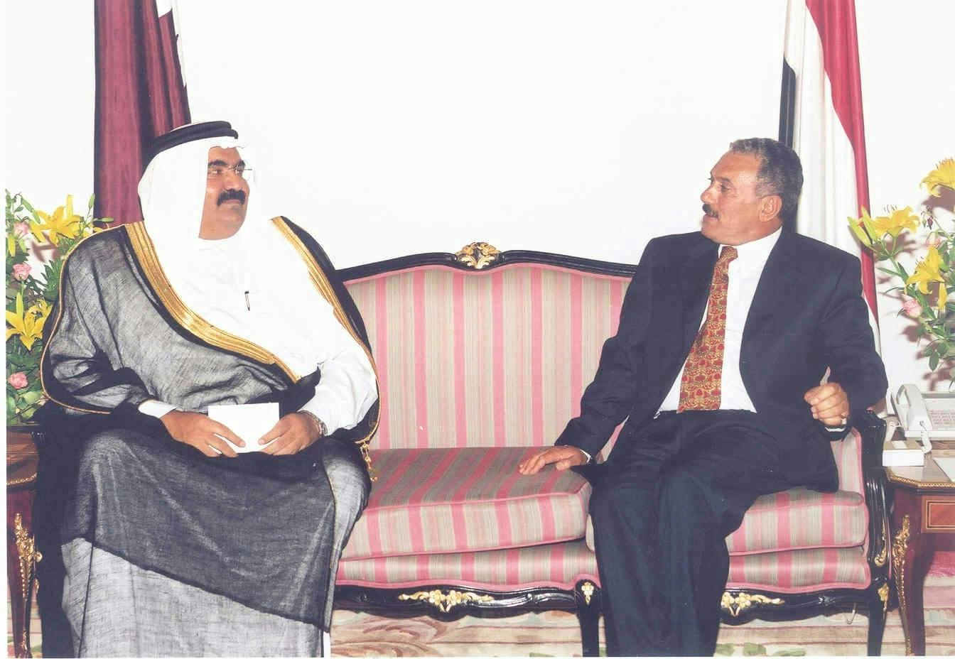 زيارة حمد بن خليفة آل ثاني أمير دولة قطر 05-08-2000م