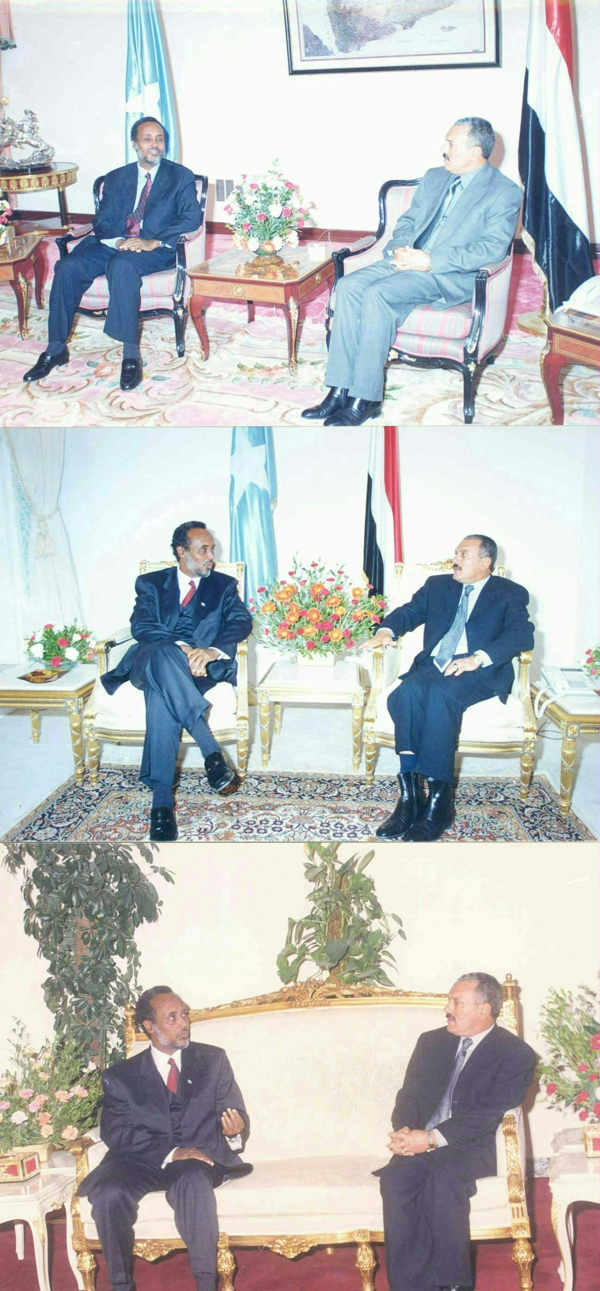 زيارة عبده قاسم صلاد رئيس جمهورية الصومال 18-11-2000م