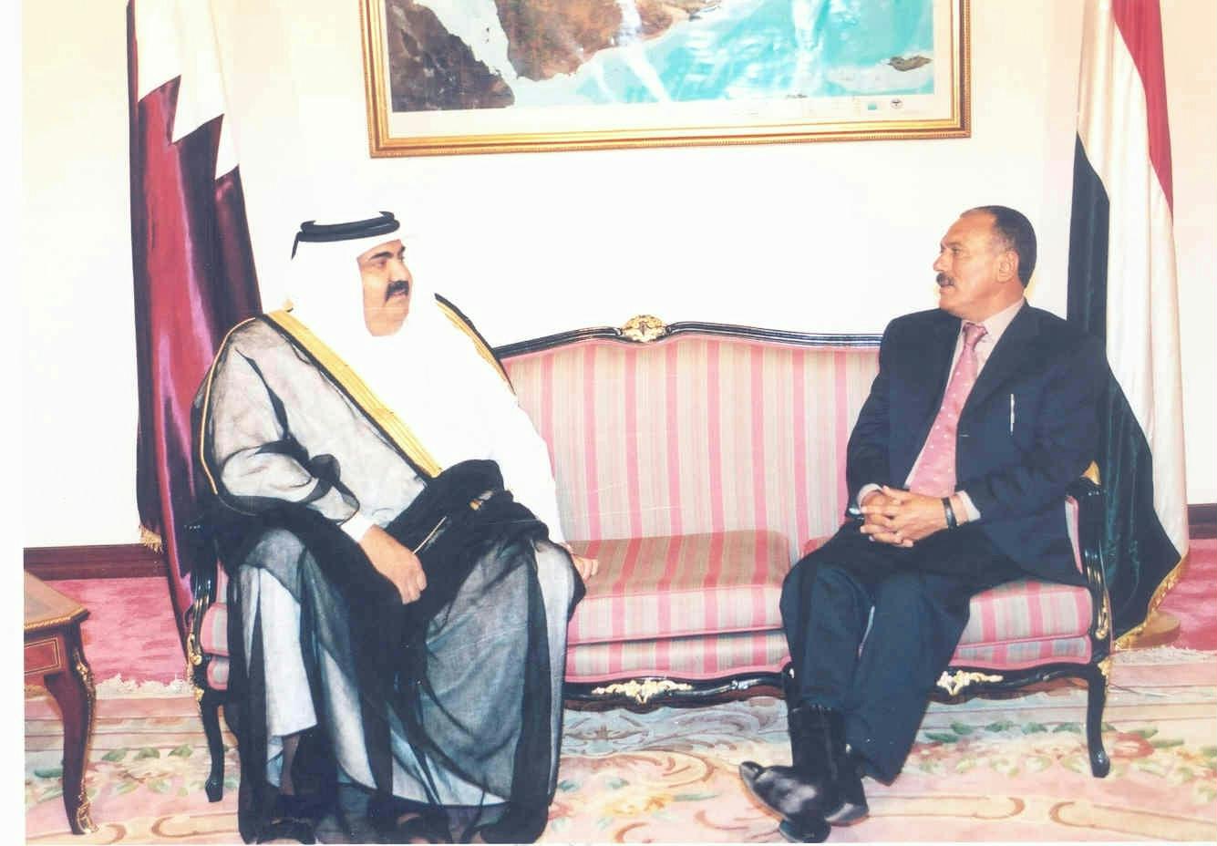 زيارة حمد بن خليفة آل ثاني أمير دولة قطر 11-06-2003م