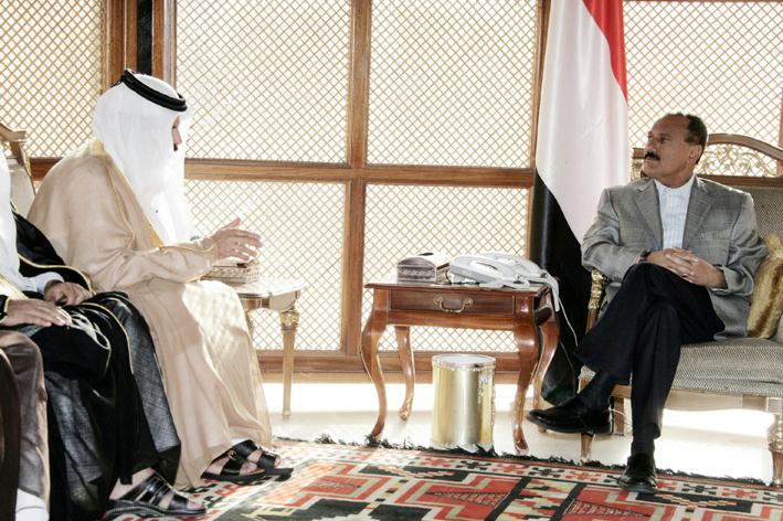 فخامة الرئيس يستقبل أمين عام مجلس التعاون الخليجي